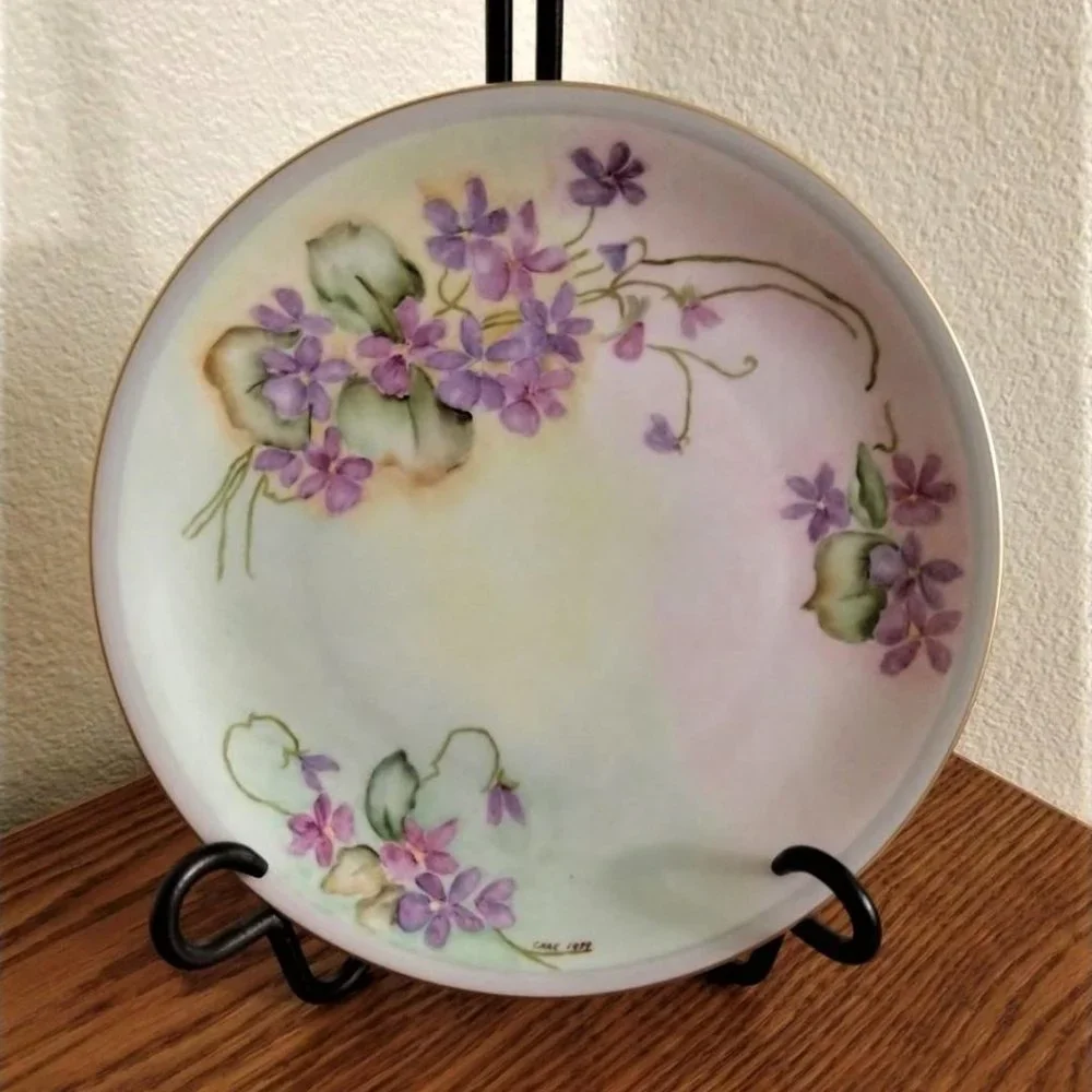 Vintage 1979 Hand Painted KPM Krister Germany Plate